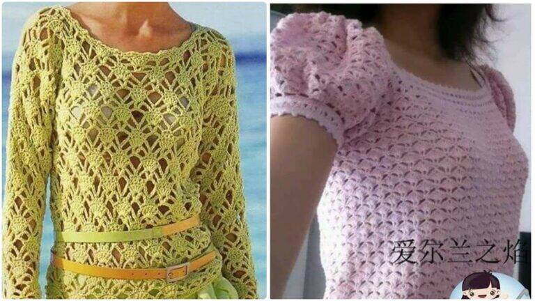 15 Blusas de Crochê: Moda, Arte e Estilo que Transformam!