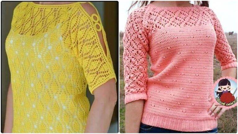 25 Blusas de Crochê: Descubra Peças Lindas para Renda Extra!