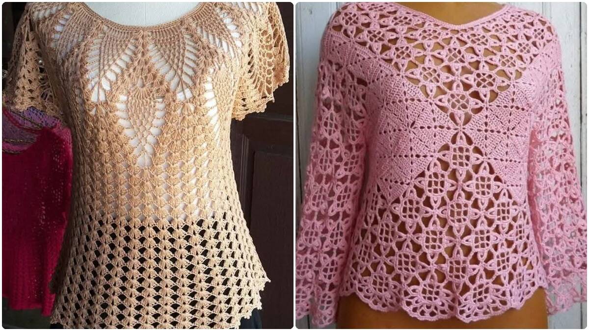 Blusas de Crochê Charmoso: Delicadeza e Estilo em Cada Ponto!