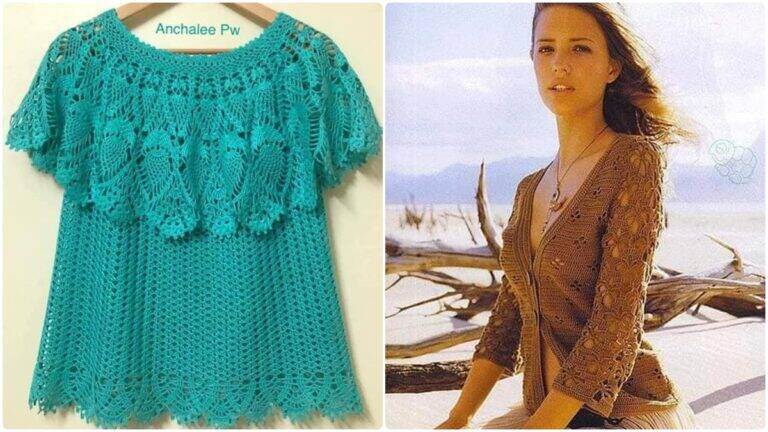 Blusas de Crochê: Estilo Artesanal Que Nunca Sai de Moda!