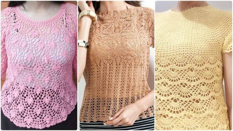 Blusas de Crochê Charmosas: Estilo e Elegância em Cada Ponto!