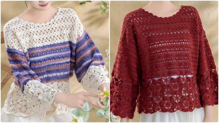 Blusas de Crochê: A Peça-Chave que Une Estilo e Conforto!