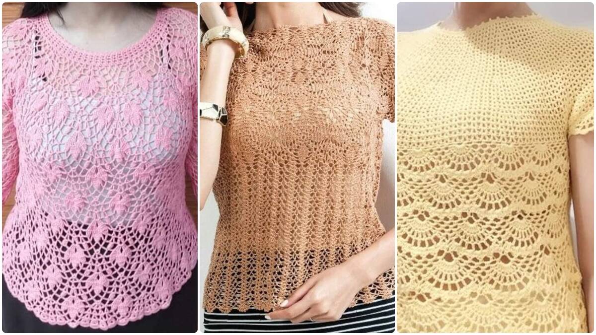 Blusas de Crochê Charmosas: Estilo e Elegância em Cada Ponto!