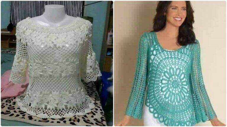 Blusas de Crochê com Gráficos: Crie, Vista e Encante!