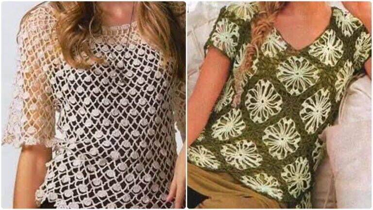 Blusas de Crochê: Charme, Versatilidade e Muito Estilo!