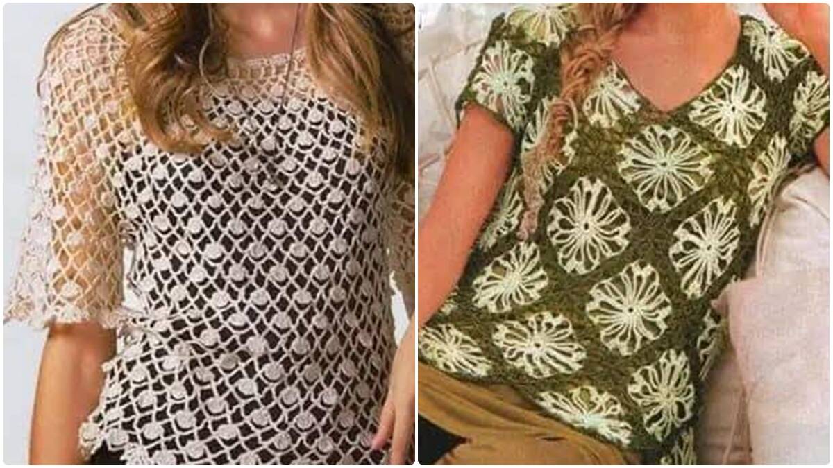 Blusas de Crochê: Charme, Versatilidade e Muito Estilo!