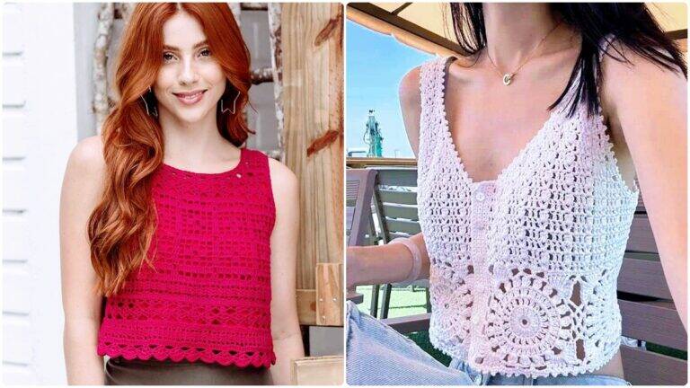 Blusinhas de Crochê: Charme e Estilo para Usar no Dia a Dia!