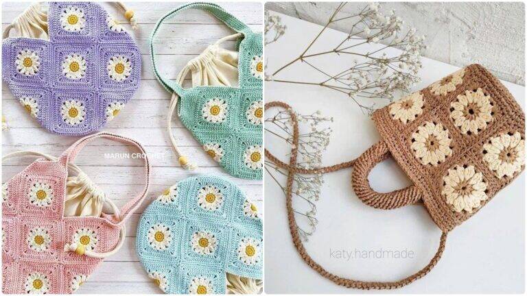 Bolsas de Crochê com Squares: Estilo, História e Como Lucrar!