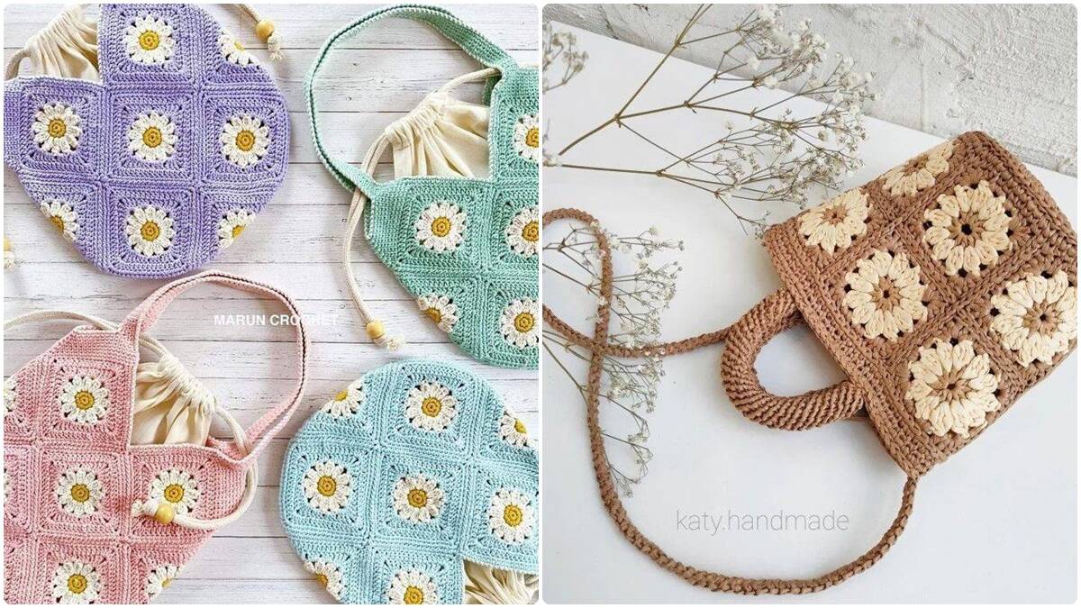 Bolsas de Crochê com Squares: Estilo, História e Como Lucrar!