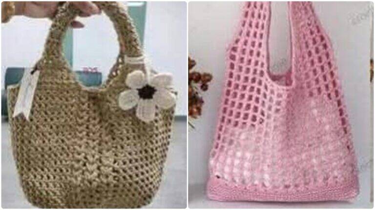 Bolsas de Crochê: Peças Charmosas para o Dia a Dia!
