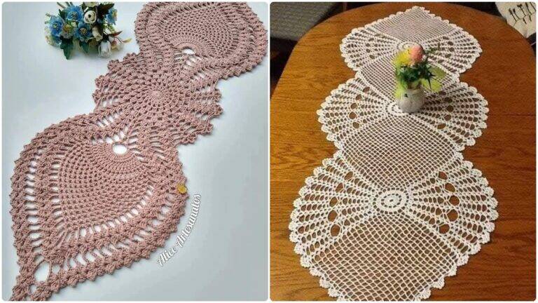 11 Caminhos de Mesa em Crochê: Versatilidade na Decoração!