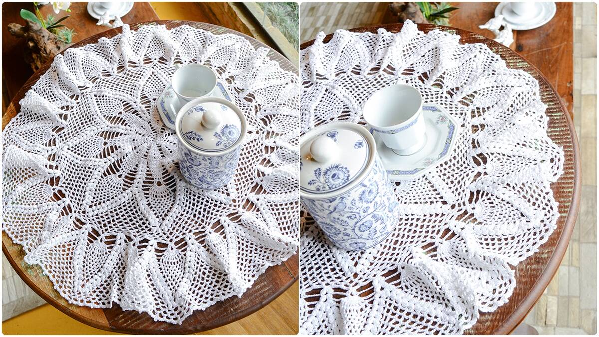 Centro de Mesa em Crochê Queen: Crie Essa Peça Linda!