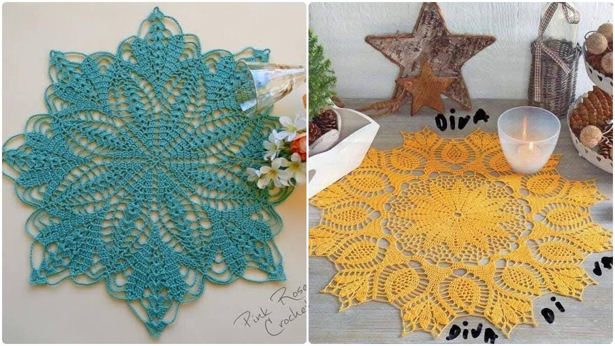 Centros de Mesa em Crochê: Decoração Criativa com Toque Artesanal