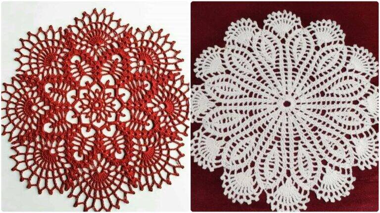 10 Centros de Mesa em Crochê com Gráficos: Beleza Artesanal!