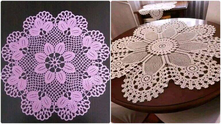 Centros de Mesa em Crochê: Tradição e Elegância para Decorar!