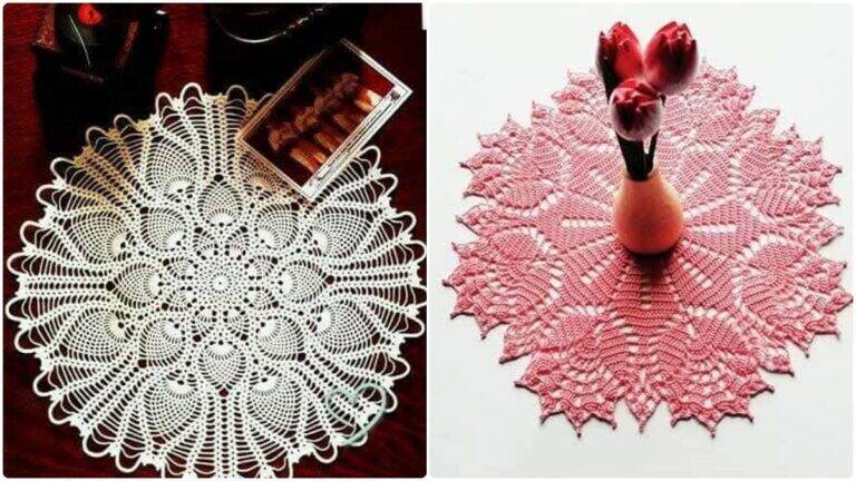 Centros de Mesa em Crochê com Gráficos: Beleza e Praticidade!
