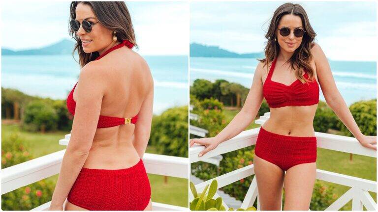 Conjunto de Crochê Paixão: Top e Hot Pants para Você!