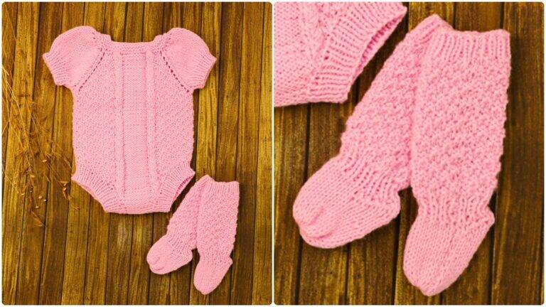 Conjunto de Tricô Infantil Flor: Fofura e Conforto!