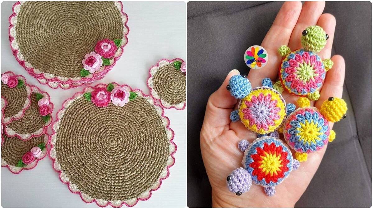Peças de Crochê Moderno: Charme com Decoração e Acessórios!