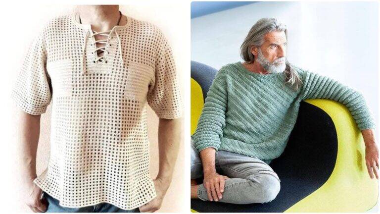 Blusas de Crochê Masculinas: Charme e Conforto com Estilo!