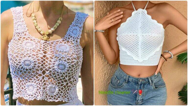 9 Croppeds de Crochê: Arrase Com Peças Leves e Lindas!