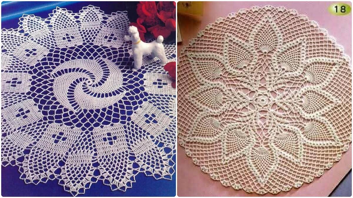 Centros de Mesa em Crochê com Gráficos: Arte e Praticidade!