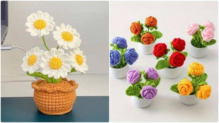 21 Flores de Crochê: A Beleza Atemporal que Encanta!
