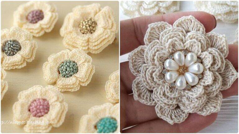 Flores de Crochê: Beleza Atemporal em Cada Ponto Feito à Mão!