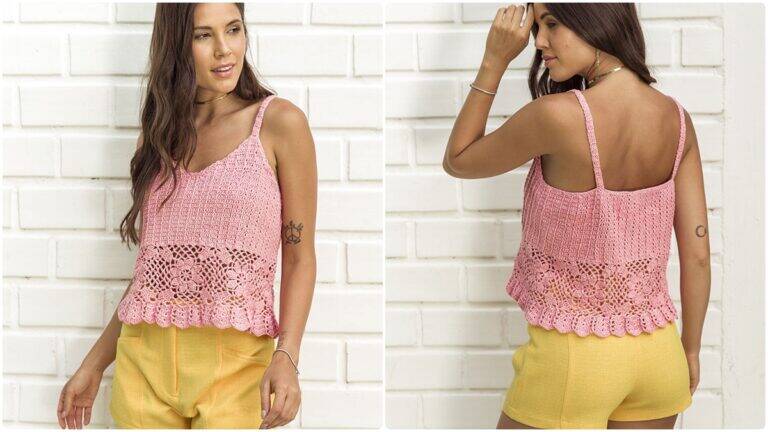 Regata de Crochê com Barra Rendada: Crie e Encante-se!