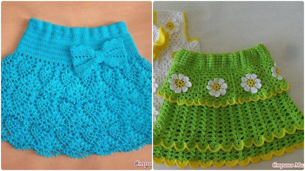 Saias de Crochê Infantil: Encanto, Charme e Beleza para Elas!