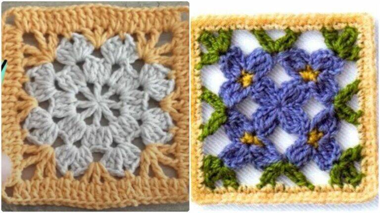 Squares de Crochê: Criando Peças Únicas com Criatividade!