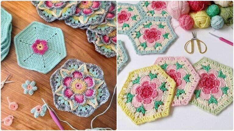 Squares de Crochê: Peças Pequenas que Transformam Projetos!