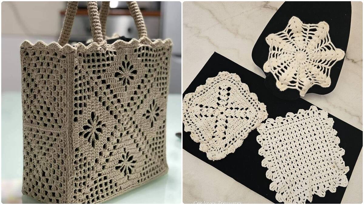 Squares de Crochê: Peças Criativas Cheias Charme e Criatividade!