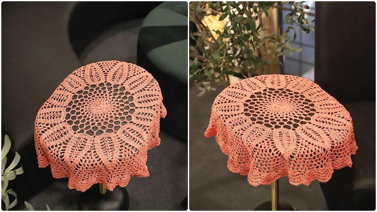 Toalha de Mesa em Crochê Imperial: Decoração Mais Elegante!