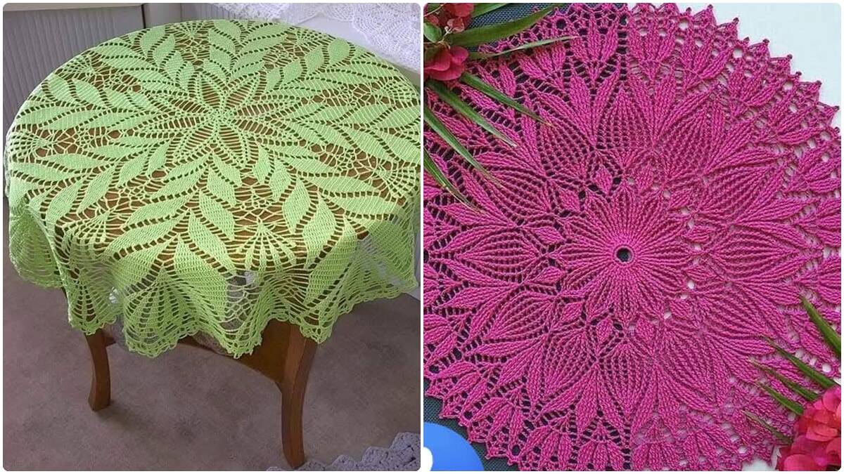 Toalhas e Centros de Mesa em Crochê: Tradição e Sofisticação!