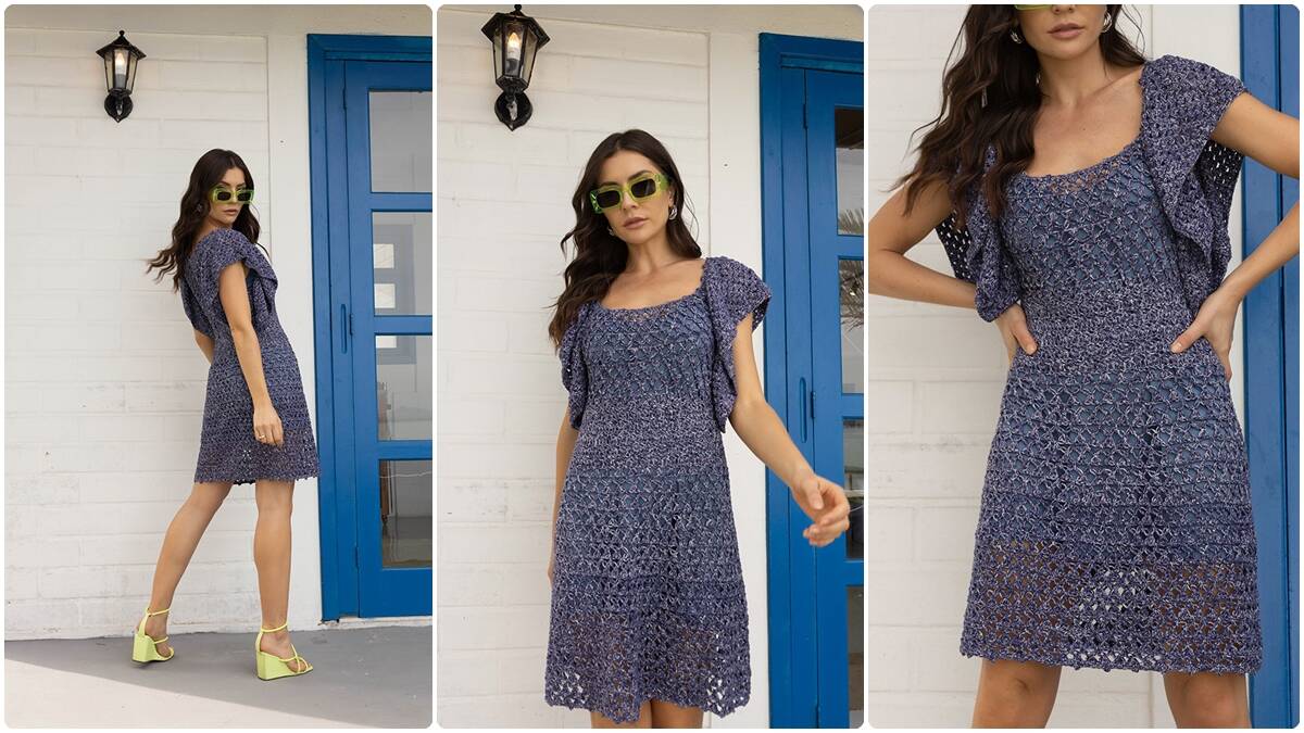 Vestido de Crochê Jacque: Peça Elegante para Qualquer Ocasião!