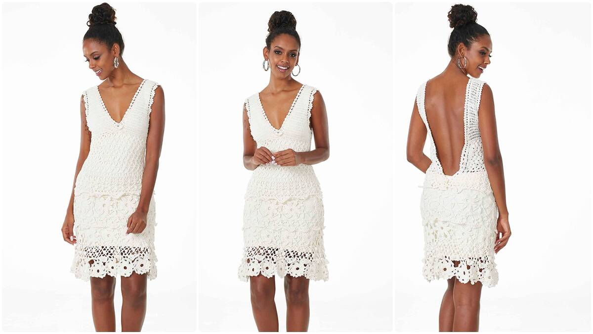 Vestido de Crochê Rendado: Elegância para Ocasiões Especiais!