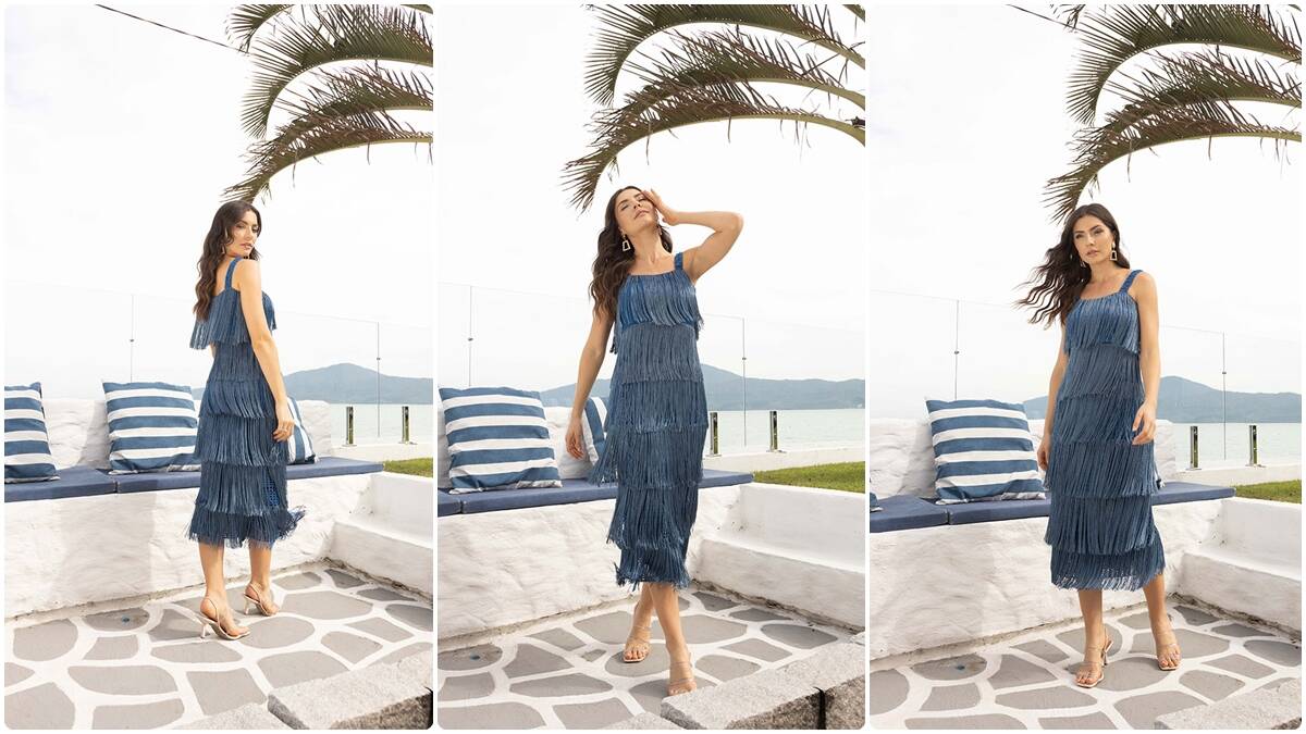 Vestido de Crochê Encanto: Uma Peça Encantadora e Elegante!