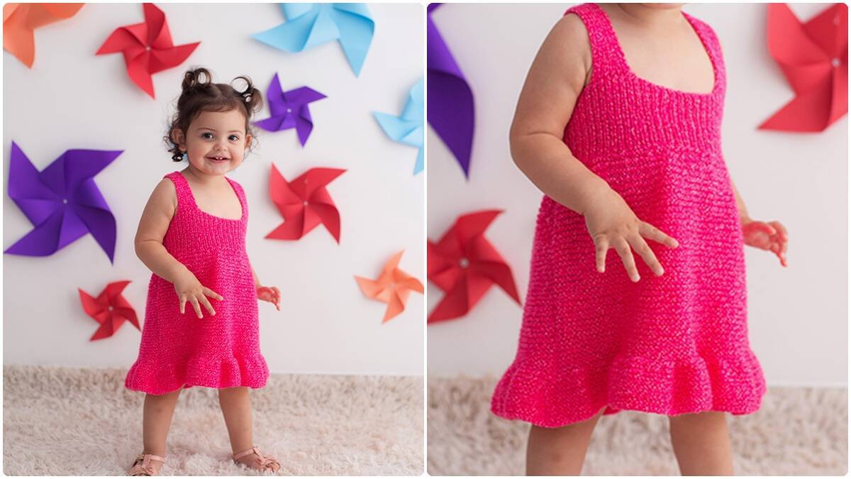 Vestido de Crochê Infantil Pink: Crie Essa Peça Fofa!