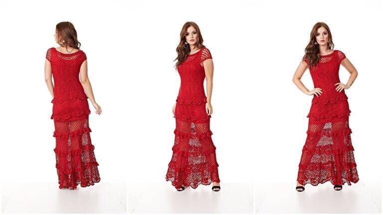 Vestido de Crochê Longo: Uma Peça Elegante para Você!