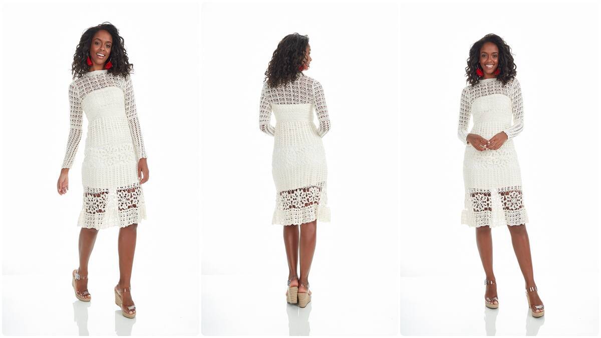 img destaq vestido de crochê queen