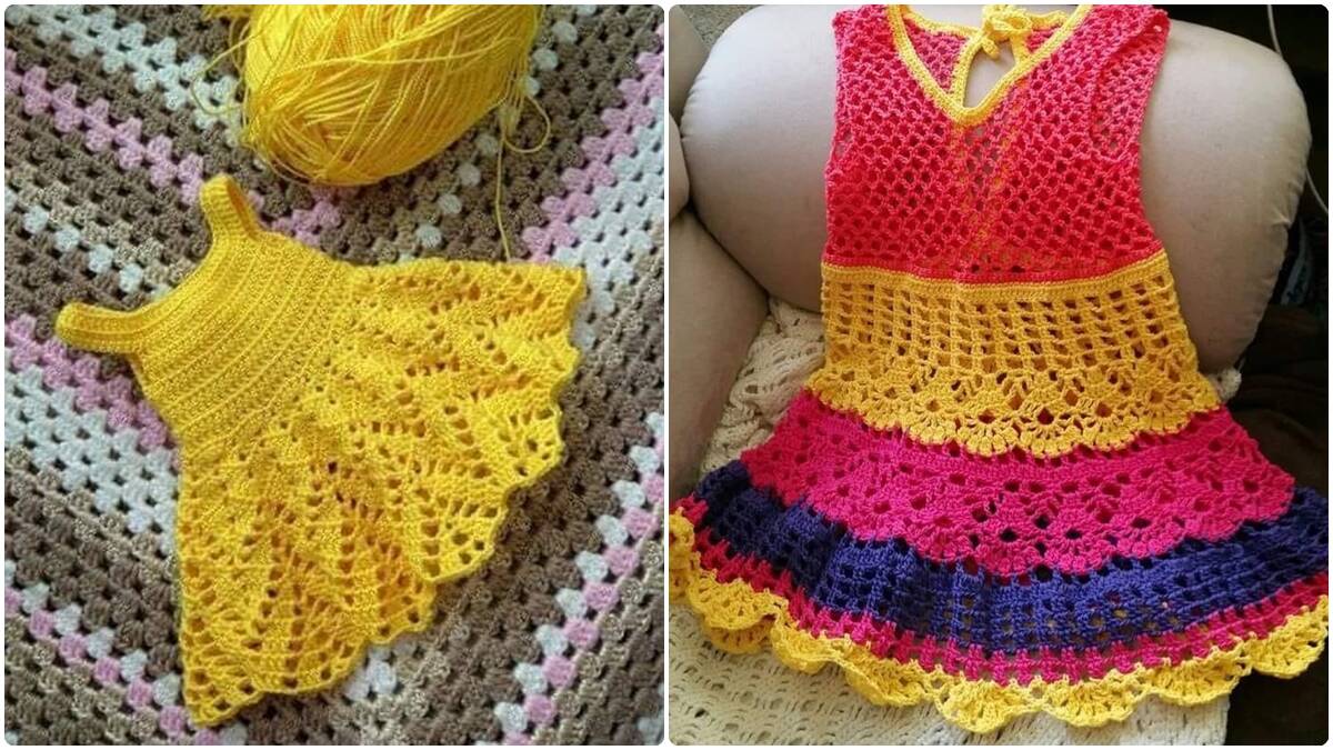 Vestidinhos de Crochê Infantil: Veja Peças Lindas para Elas!
