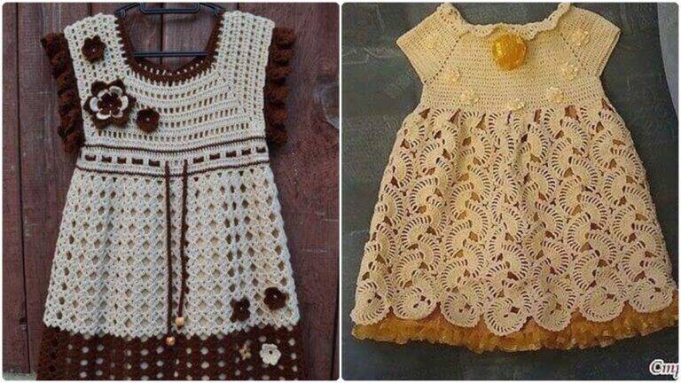Vestidos de Crochê Infantil: Encante-se Com Peças Lindíssimas!
