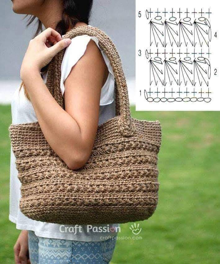 bolsas de crochê