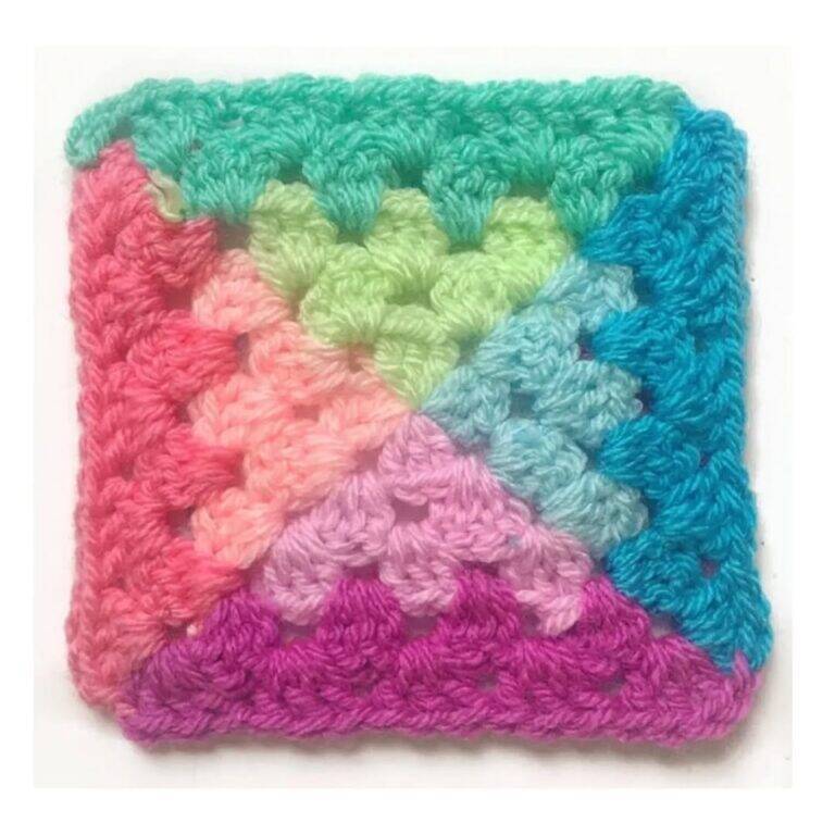 squares de crochê