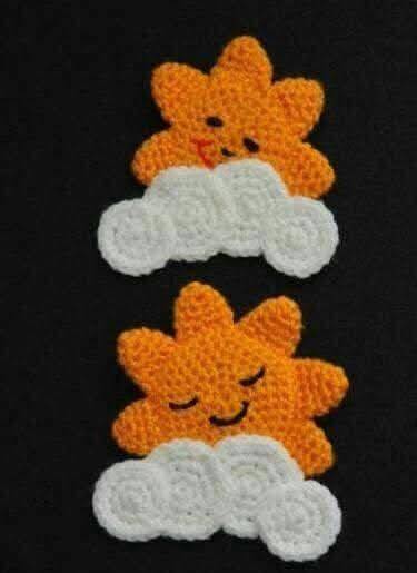 aplicações de crochê