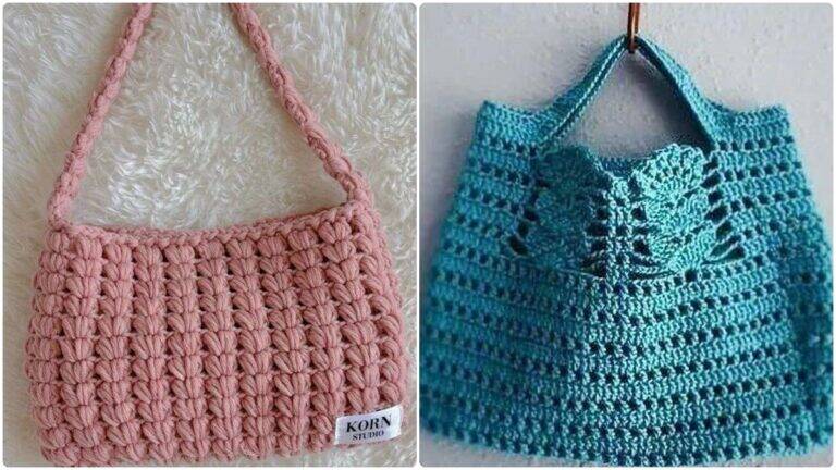 Crie Bolsas de Crochê Lindíssimas e Adicione Charme ao Seu Look!