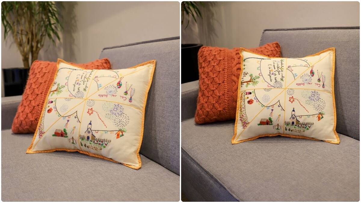 Almofada em Patchwork com Bordado Junina: Crie Essa Peça!