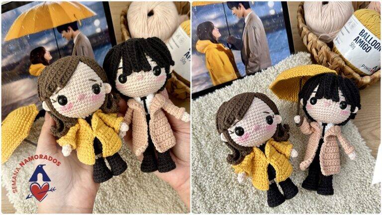 Amigurumi do Casal Dorama: Presente para a Sua Amiga Dorameira!