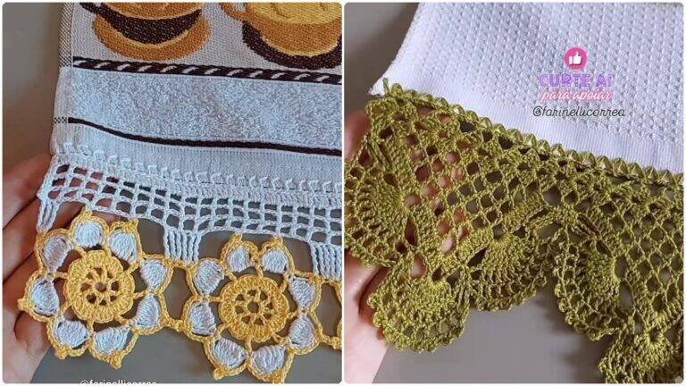 Barrados de Crochê de Luxo: Elegância em Cada Detalhe!